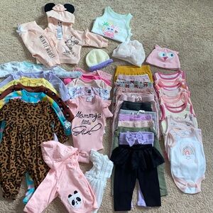Infant clothing for girl-40 piece bundle
